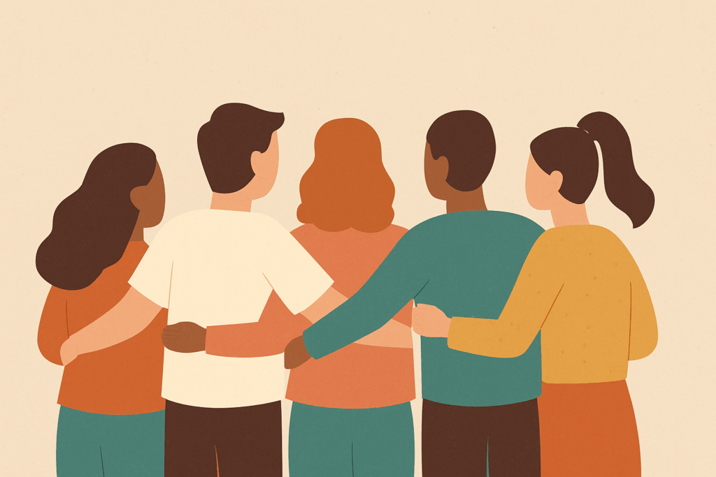 Neutral toned photo symbolizing faith and community, representing how the Church supports foster families.